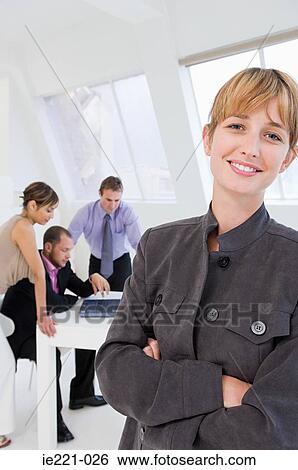 Stock Photograph - Portrait of businesswoman. Fotosearch