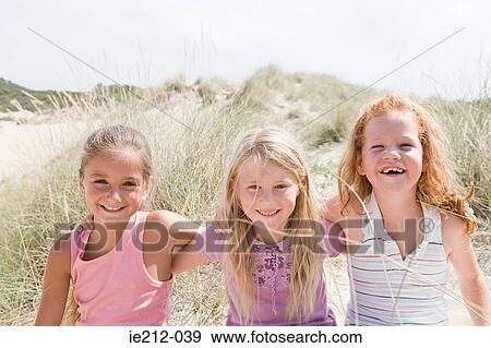 Stock Photo - Portrait of friends. Fotosearch
