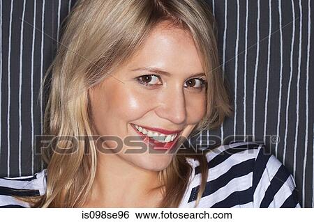 Portrait of young woman View Large Photo Image Stock Photograph - Portrait of young woman. Fotosearch