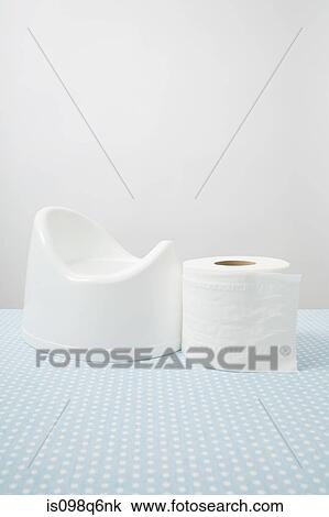 Potty and toilet paper View Large Photo Image Stock Image - Potty and toilet paper. Fotosearch