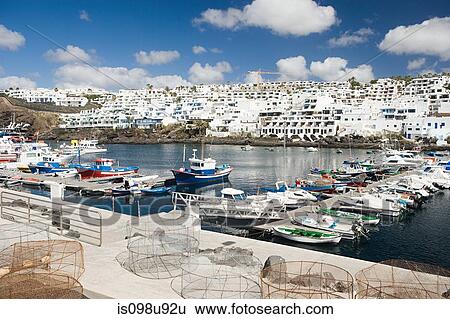 Puerto del Carmen, Lanzarote View Large Photo Image Stock Photograph - Puerto del Carmen, Lanzarote. Fotosearch