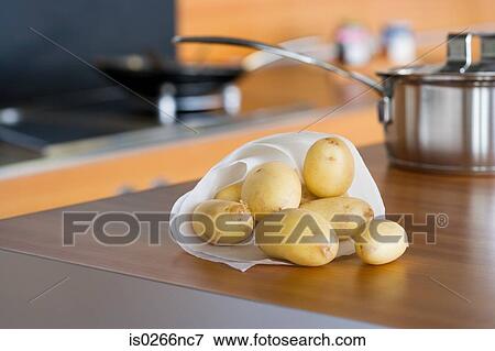 Raw potatoes View Large Photo Image Stock Photo - Raw potatoes. Fotosearch