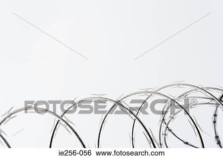 Razor wire View Large Photo Image Stock Photograph - Razor wire. Fotosearch