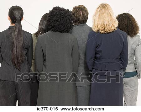 Rear view of businesswomen View Large Photo Image Stock Photography - Rear view of businesswomen. Fotosearch