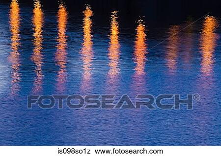 Reflections on water View Large Photo Image Stock Photo - Reflections on water. Fotosearch