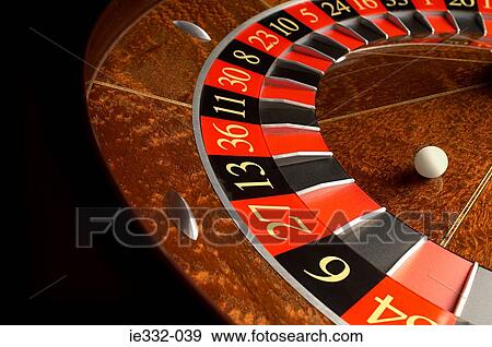 Stock Photo - Roulette wheel and ball. Fotosearch
