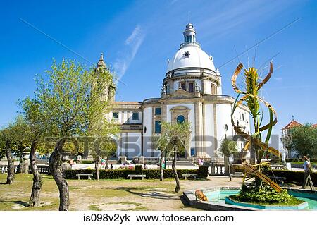 Banco de Imagem - sameiro, santuário, braga, portugal. Fotosearch - Busca de Imagens, Fotografia Poster, e Fotos Clip Art