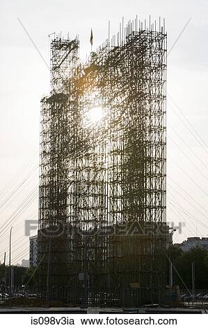 Scaffold structure View Large Photo Image Stock Image - Scaffold structure. Fotosearch