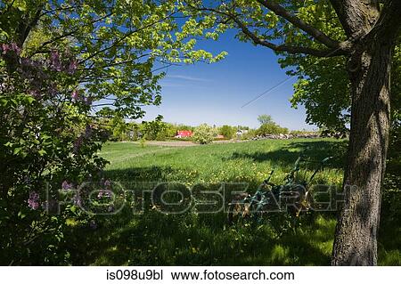 Scenic view of farmhouse in rural setting, Laval, Quebec View Large Photo Image Stock Image - Scenic view of farmhouse in rural setting, Laval, Quebec. Fotosearch