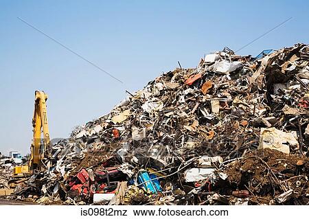 Scrap heap View Large Photo Image Stock Photo - Scrap heap. Fotosearch