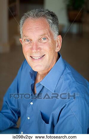 Stock Photo - Senior man, portrait. Fotosearch