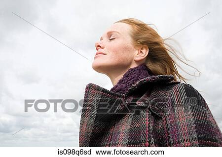 Stock Image - Serene woman. Fotosearch