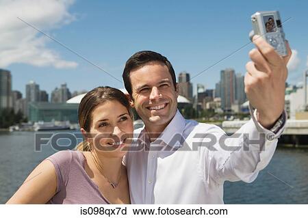 Sightseeing couple in vancouver View Large Photo Image Stock Image - Sightseeing couple in vancouver. Fotosearch