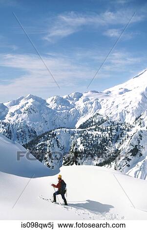 Ski touring at artist's point View Large Photo Image Stock Image - Ski touring at artist's point. Fotosearch