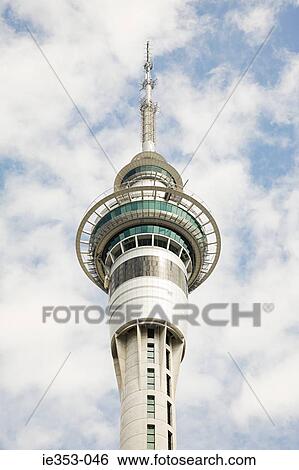 Sky tower auckland View Large Photo Image Stock Photograph - Sky tower auckland. Fotosearch