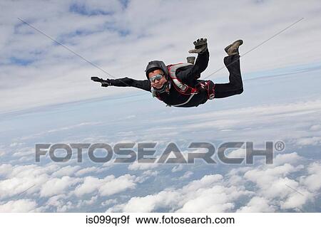 Skydiver View Large Photo Image Stock Image - Skydiver. Fotosearch