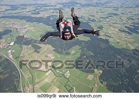 Skydiver View Large Photo Image Stock Image - Skydiver. Fotosearch