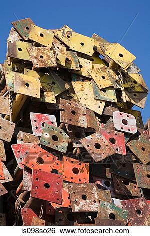 Stack of metal poles View Large Photo Image Stock Photograph - Stack of metal poles. Fotosearch