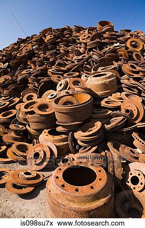 Stock Photo - Stack of rusting metal. Fotosearch