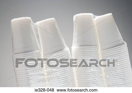 Stacks of plastic cups View Large Photo Image Stock Photo - Stacks of plastic cups. Fotosearch