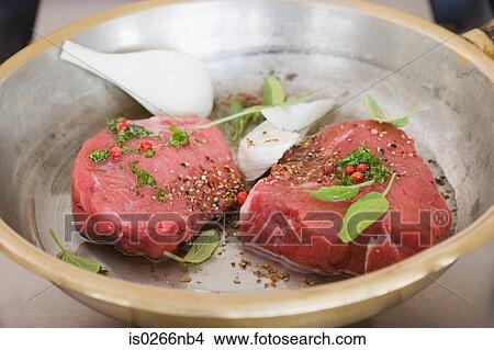 Steak in a marinade View Large Photo Image Picture - Steak in a marinade. Fotosearch