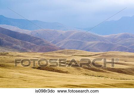 Picture - Steppe landscape. Fotosearch