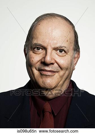 Studio portrait of cheerful senior man View Large Photo Image Picture - Studio portrait of cheerful senior man. Fotosearch