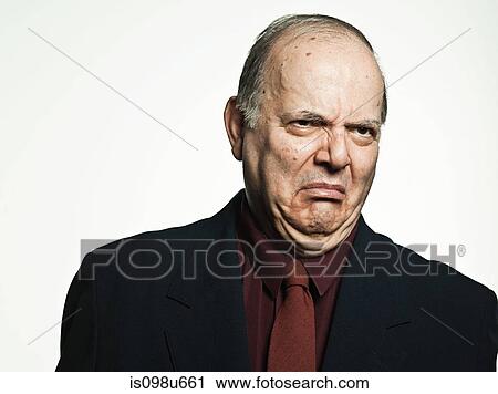 Studio portrait of sad senior man View Large Photo Image Stock Image - Studio portrait of sad senior man. Fotosearch