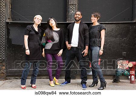 Picture - Stylish young people. Fotosearch