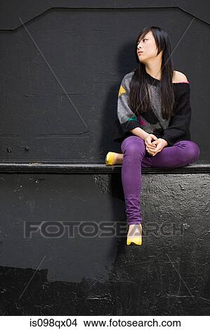 Picture - Stylish young woman. Fotosearch