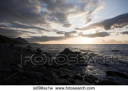 Sunset on the Llyn Peninsula, Wales View Large Photo Image Stock Photo - Sunset on the Llyn Peninsula, Wales. Fotosearch