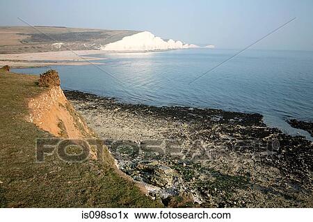 Stock Photo - Sussex coast. Fotosearch