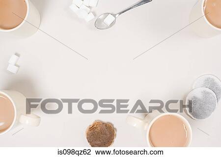 Tea and sugar lumps View Large Photo Image Stock Image - Tea and sugar lumps. Fotosearch