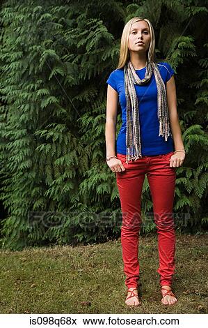 Teenage girl View Large Photo Image Stock Photo - Teenage girl. Fotosearch