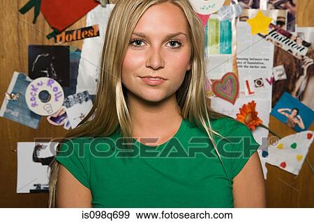 Teenage girl View Large Photo Image Stock Photo - Teenage girl. Fotosearch