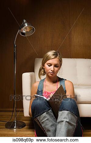 Stock Photography - Teenage girl with diary. Fotosearch
