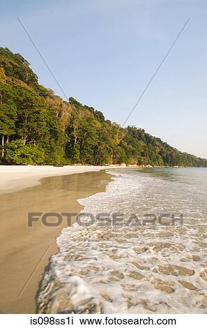 Tranquil beach scene View Large Photo Image Stock Image - Tranquil beach scene. Fotosearch