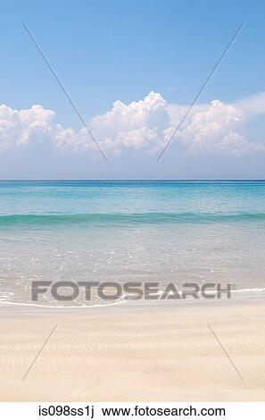 Stock Image - Tranquil beach scene. Fotosearch