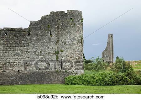 Trim Castle, County Meath, Ireland View Large Photo Image Stock Image - Trim Castle, County Meath, Ireland. Fotosearch