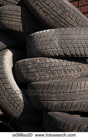 Stock Image - Tyres. Fotosearch