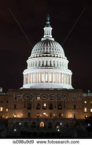 United states capitol at night, Washington DC, USA View Large Photo Image Stock Photo - United states capitol at night, Washington DC, USA. Fotosearch