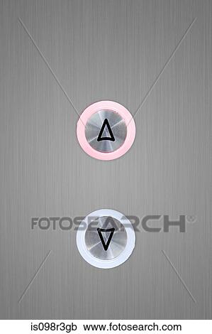 Up and down elevator buttons with up button lit up View Large Photo Image Stock Image - Up and down elevator buttons with up button lit up. Fotosearch