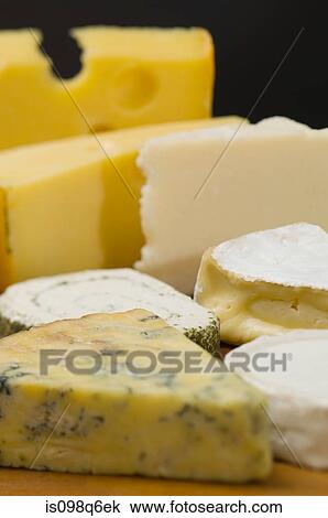 Variety of cheeses View Large Photo Image Stock Image - Variety of cheeses. Fotosearch