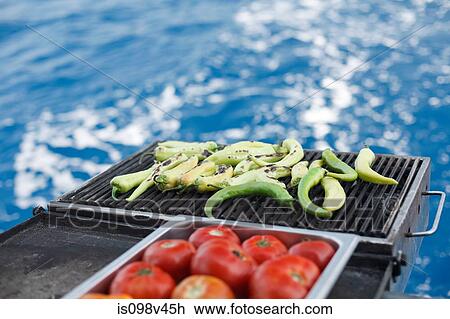 Vegetables on bbq on boat, Oludeniz, Turkey View Large Photo Image Stock Image - Vegetables on bbq on boat, Oludeniz, Turkey. Fotosearch