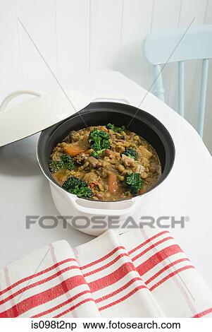 Vegetarian bean stew View Large Photo Image Stock Photography - Vegetarian bean stew. Fotosearch