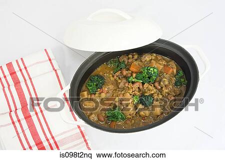 Stock Photography - Vegetarian bean stew. Fotosearch