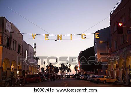 Venice Beach at Main Street and Ocean, Los Angeles County, California, USA View Large Photo Image Stock Image - Venice Beach at Main Street and Ocean, Los Angeles County, California, USA. Fotosearch