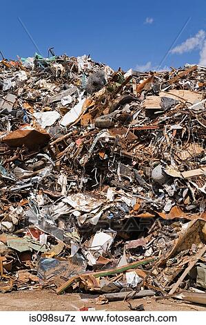 Waste pile View Large Photo Image Stock Photo - Waste pile. Fotosearch