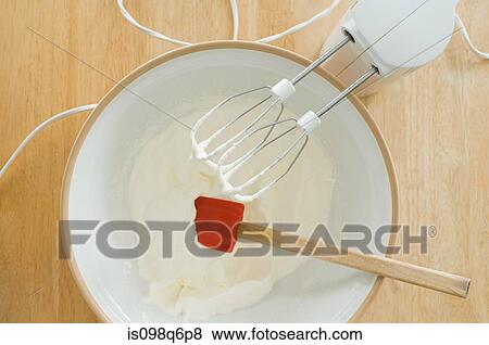 Whipped cream View Large Photo Image Stock Photo - Whipped cream. Fotosearch