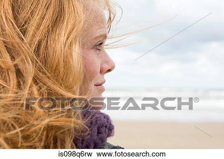 Woman by the sea View Large Photo Image Stock Photo - Woman by the sea. Fotosearch